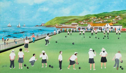 Bowling auf Newlyn Green
